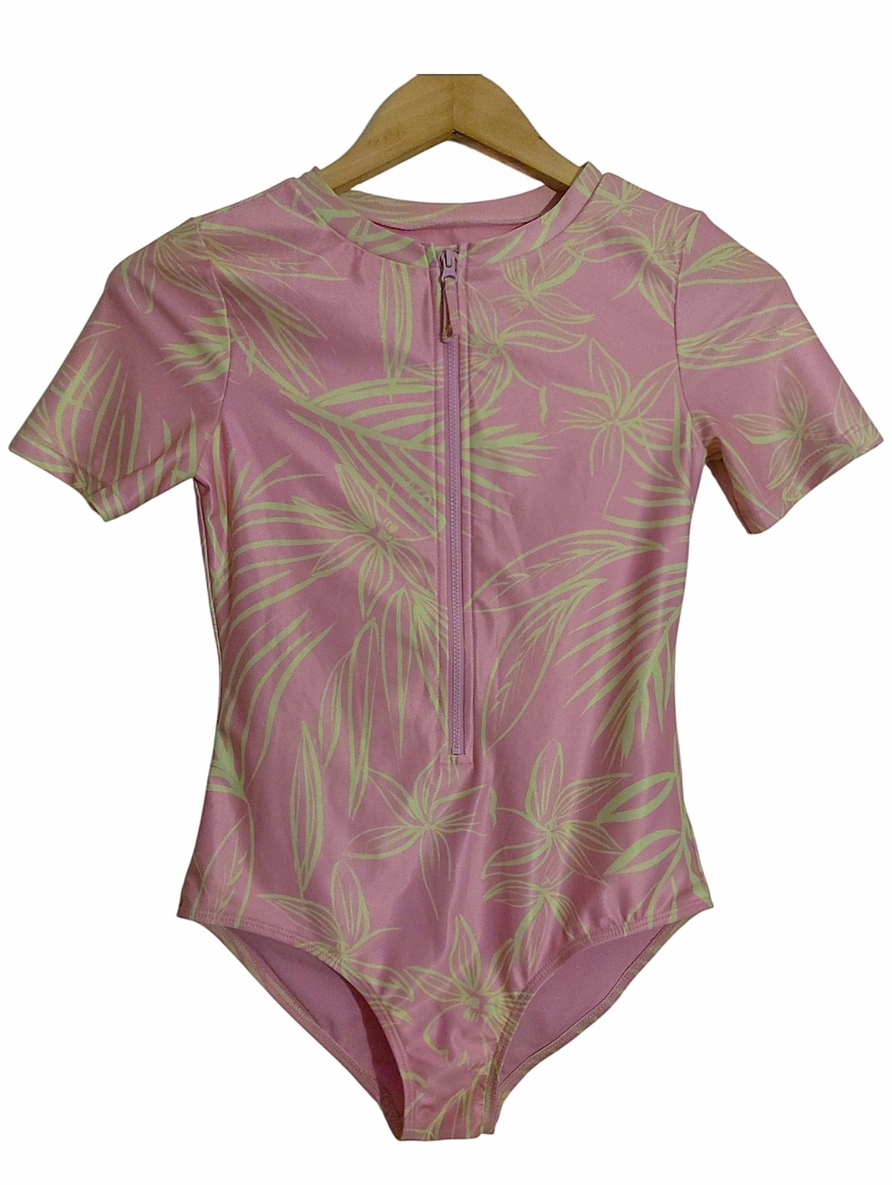 Gap Kids Girl's Rash Guard Short Sleeve One-Piece Swimsuit